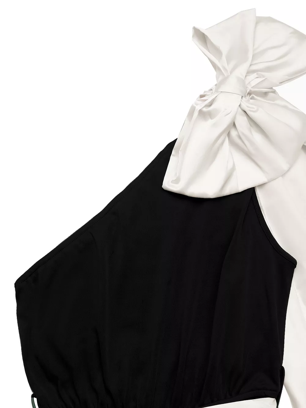 One-Shoulder Bowknot Wide Leg Jumpsuit, image 14