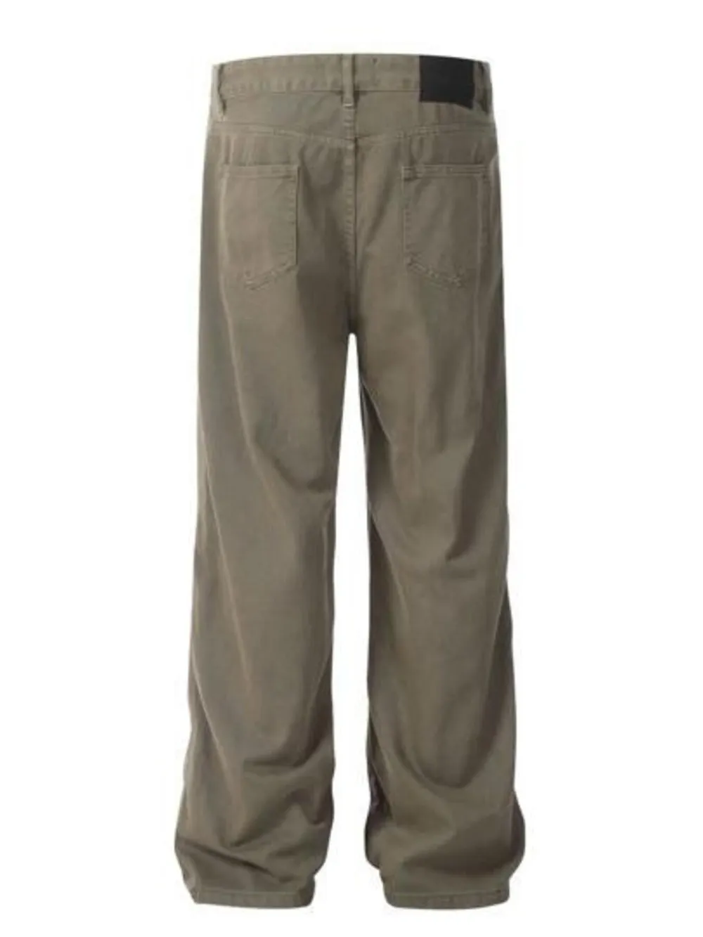 Men's Washed Baggy Jeans, image 6
