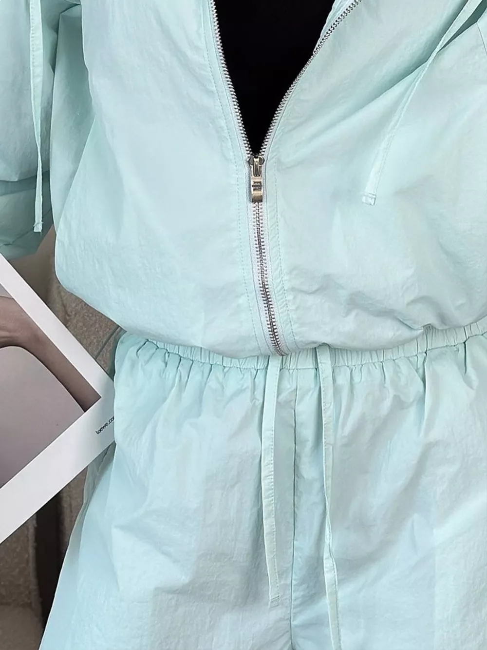 Lightweight Hooded Jacket and Shorts Set, image 24