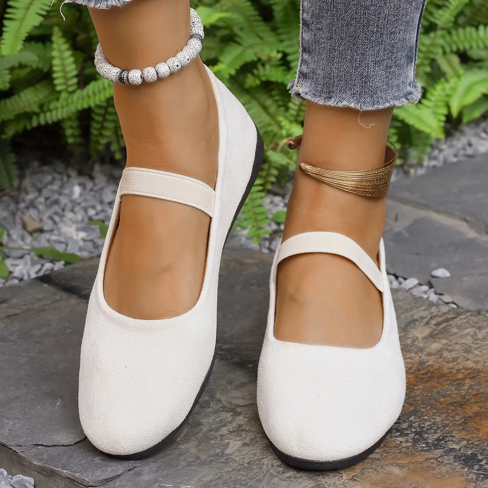 Round Toe Flats Slip-Ons, image 5