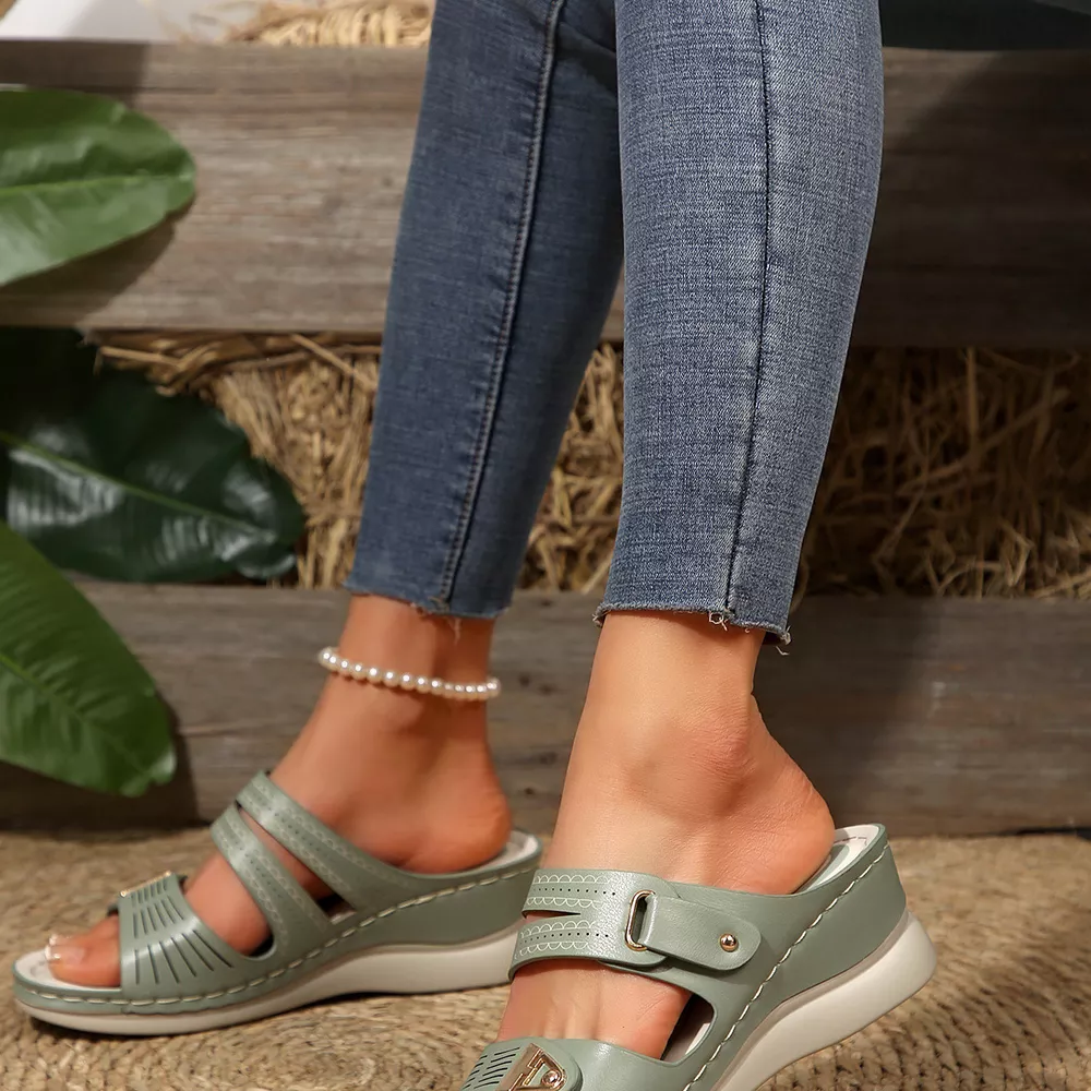 Open Toe Wedge Sandals, image 15