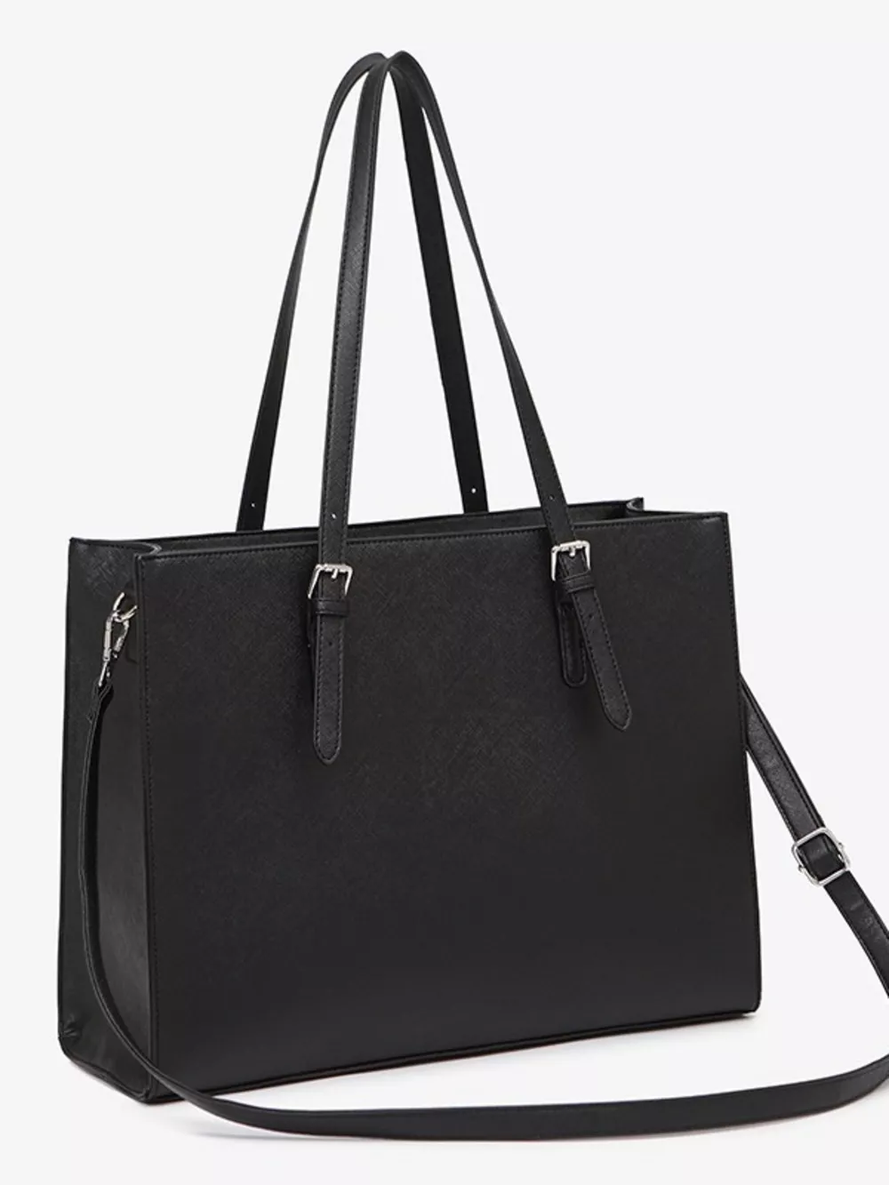 Minimalist PU Leather Tote Bag, image 8
