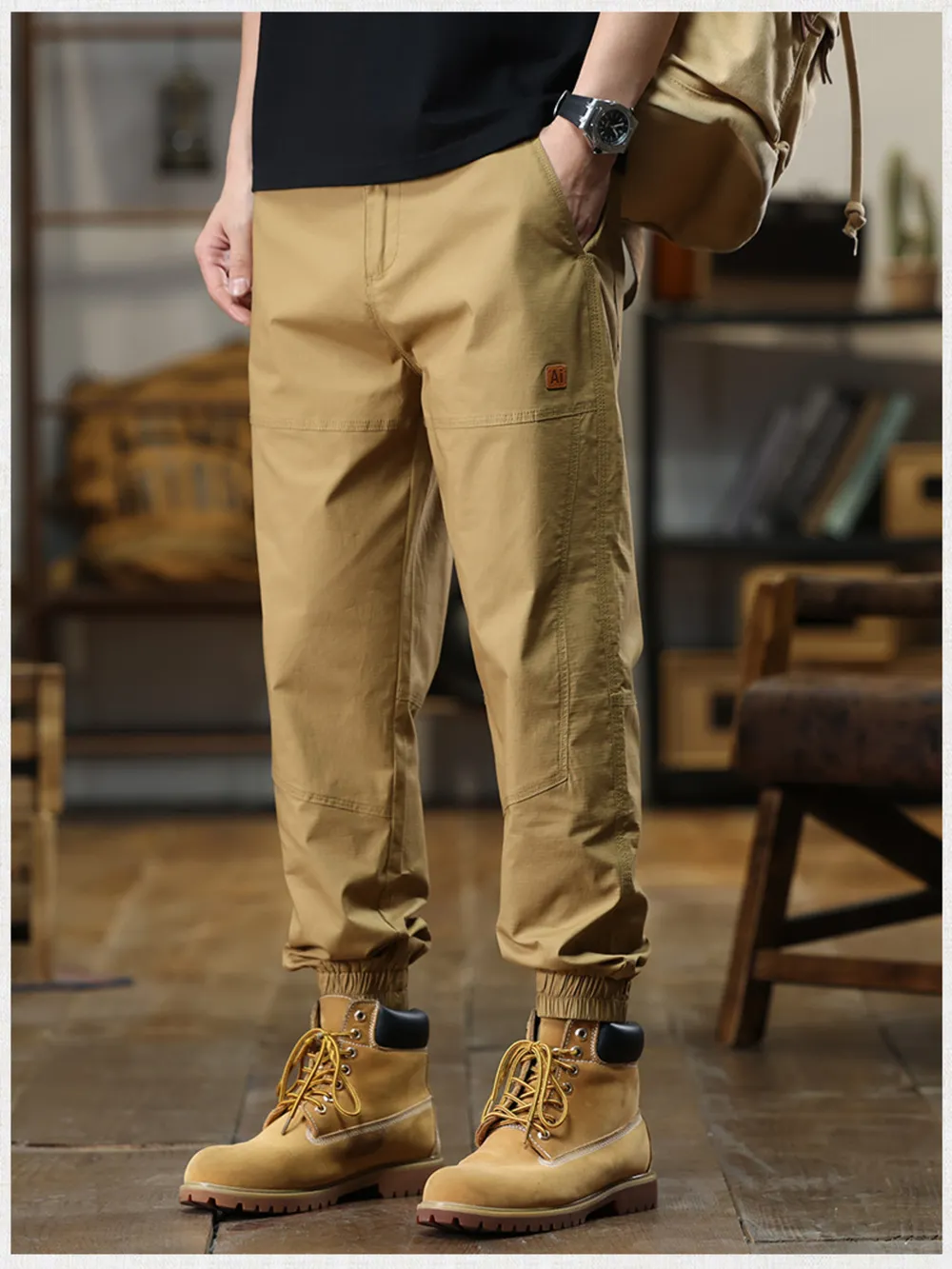 Men's Full Size Wide Leg Pants Plus Size, image 15