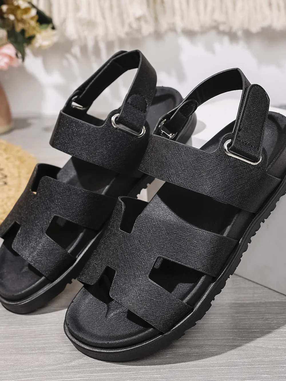 H-Style Gladiator Sandals with Ankle Strap, image 3