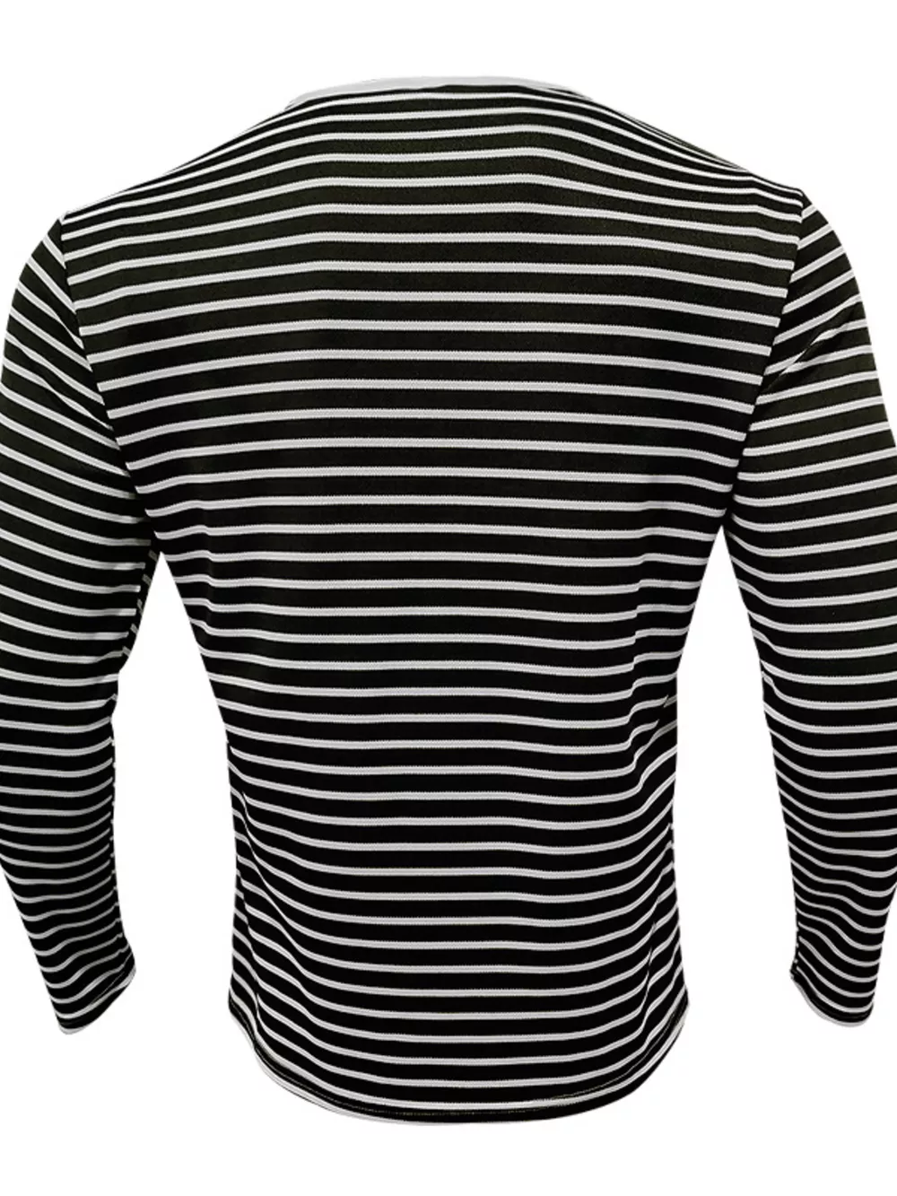 Men's Full Size Striped Long Sleeve T-Shirt Plus Size, image 3