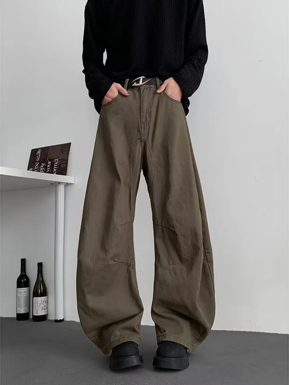 Men's Wide Leg Casual Pants, image 2