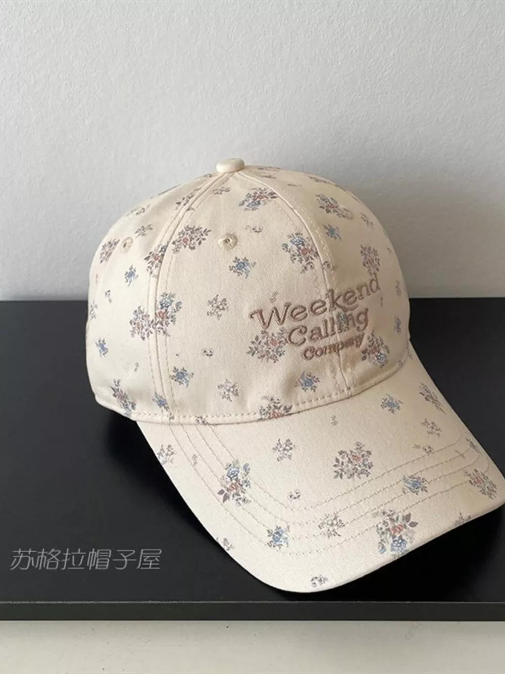 Floral Embroidered Baseball Cap, image 7
