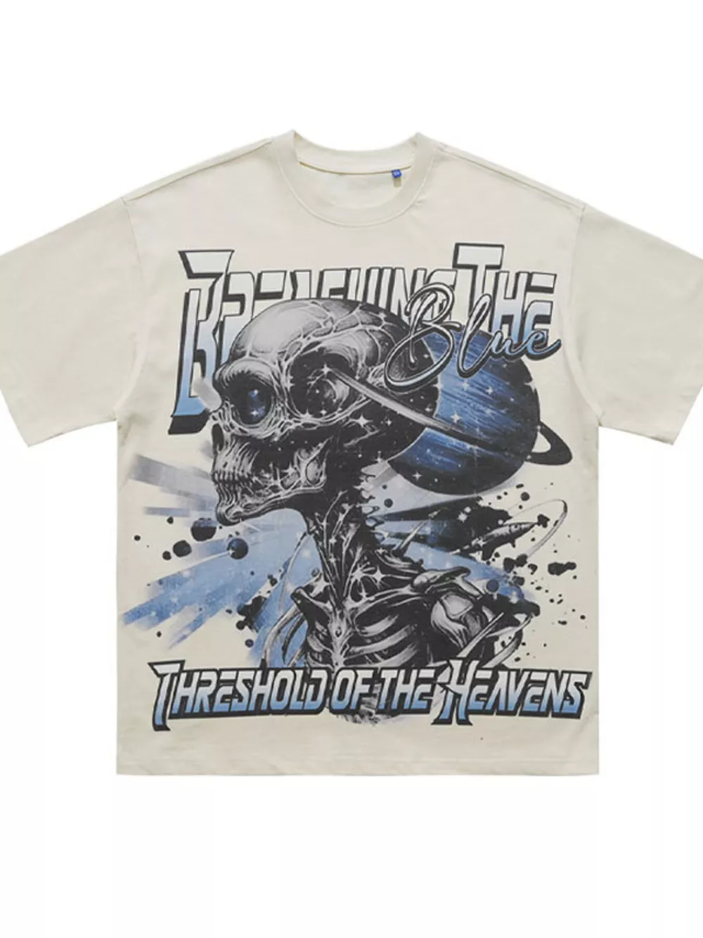 Men's Skull Graphic Round Neck T-Shirt, image 6