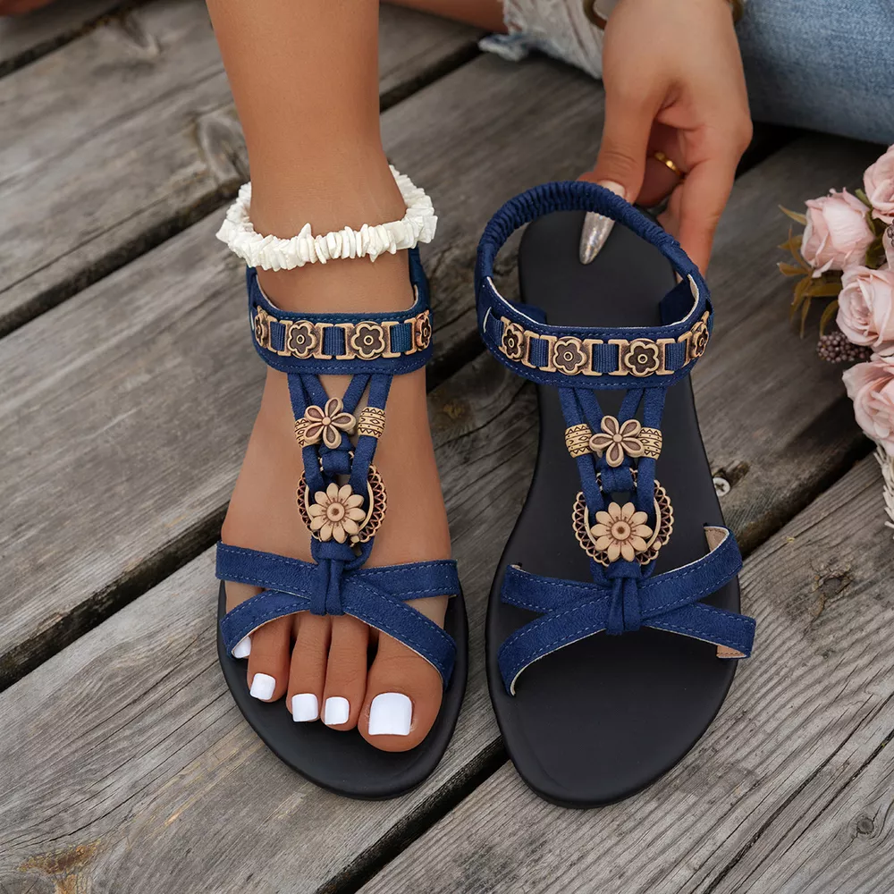 T-Strap Ankle Sandals, image 4