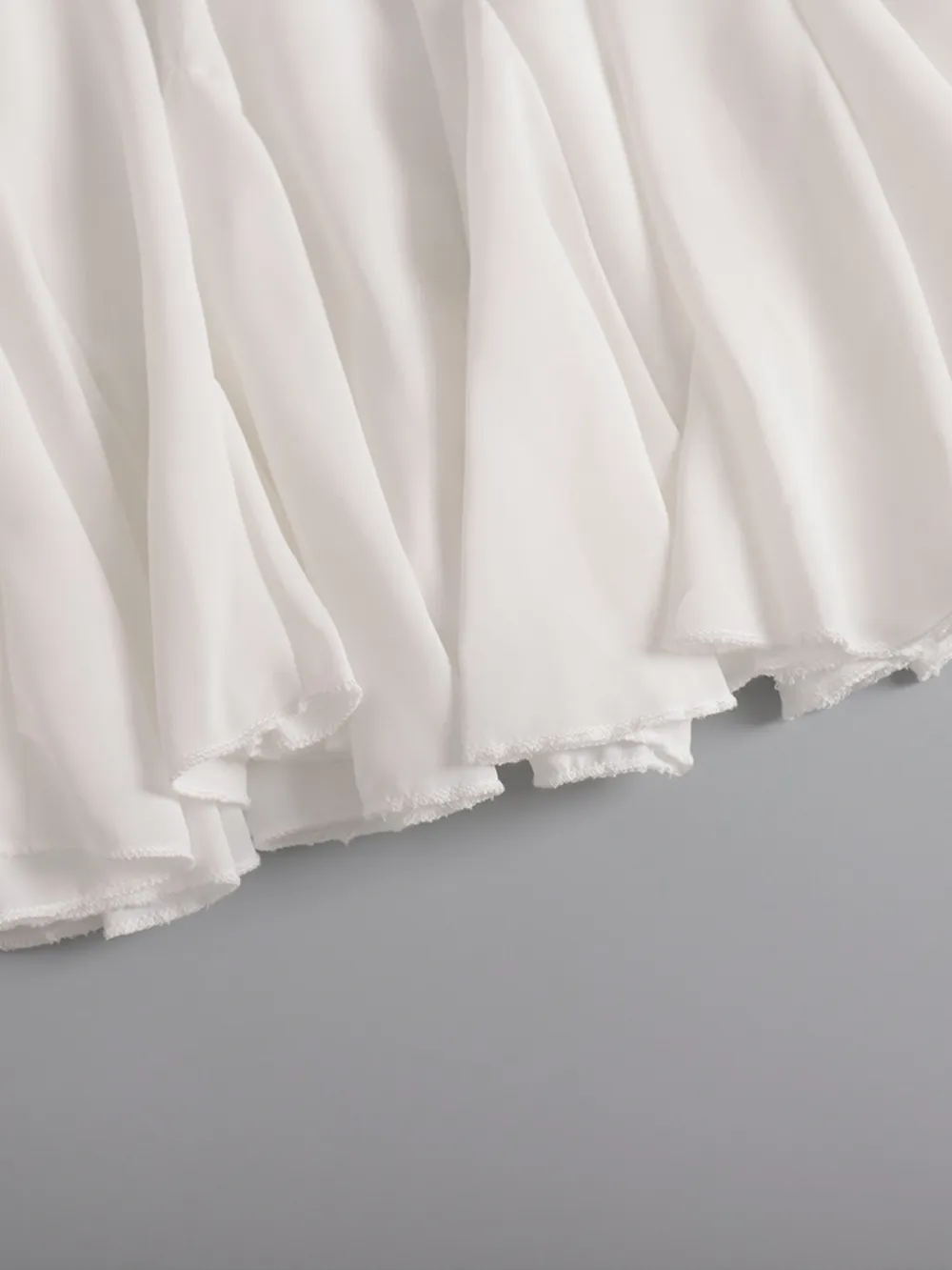 Elastic Waist Ruffled Hem Skirt, image 26