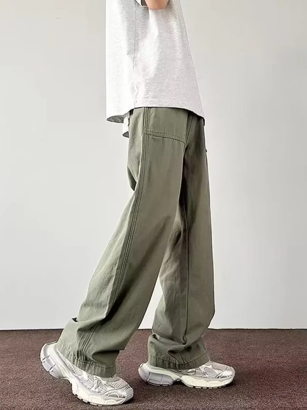 Men's Loose Fit Cargo Pants, image 3