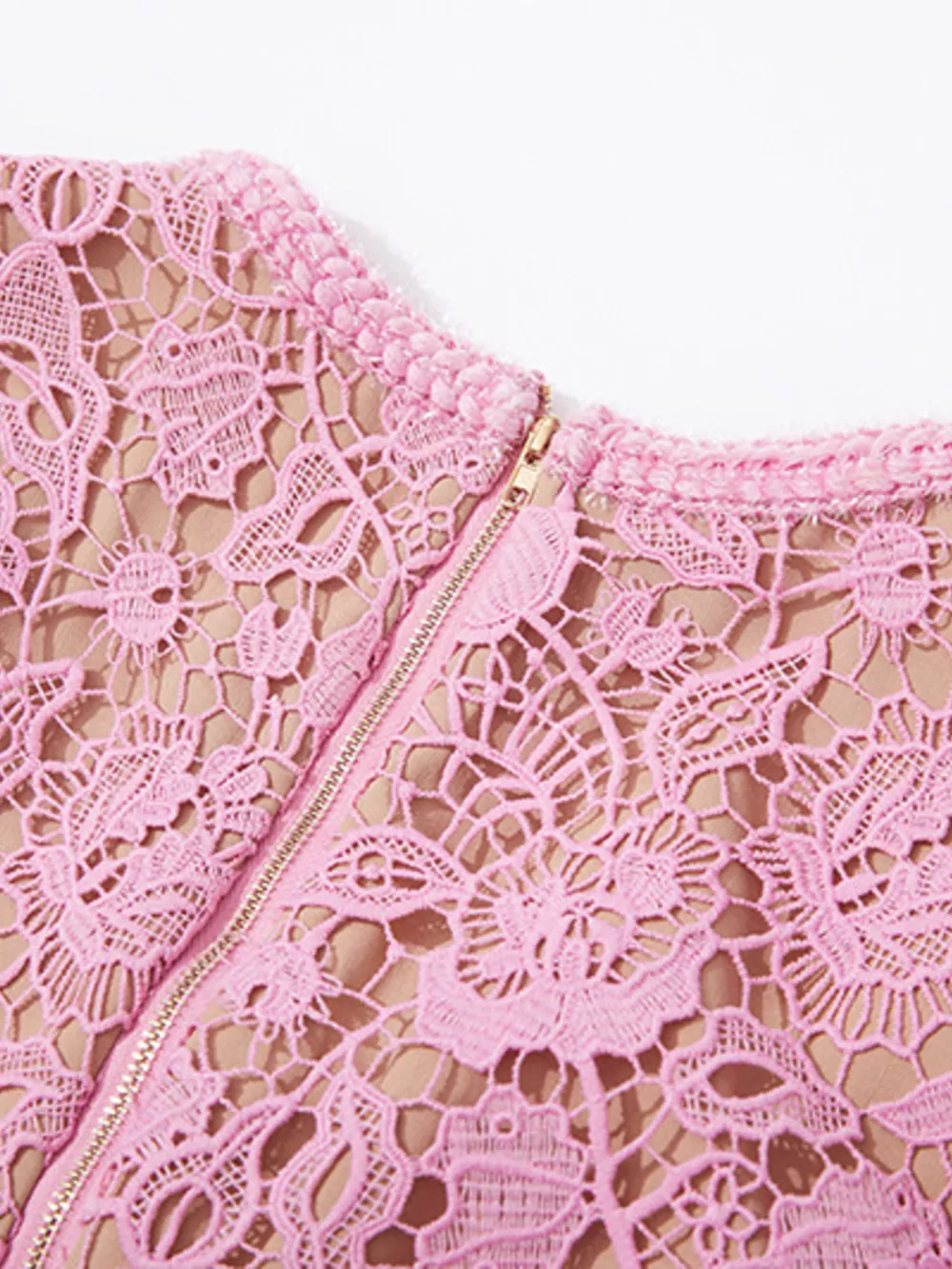 Lace Button-Up Midi Dress, image 19