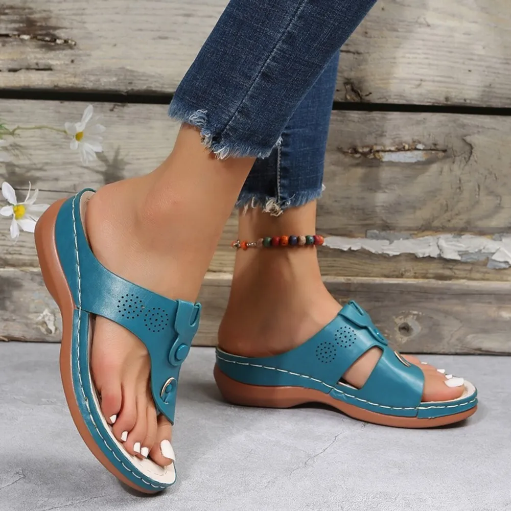 Cutout Wedge Sandals, image 9