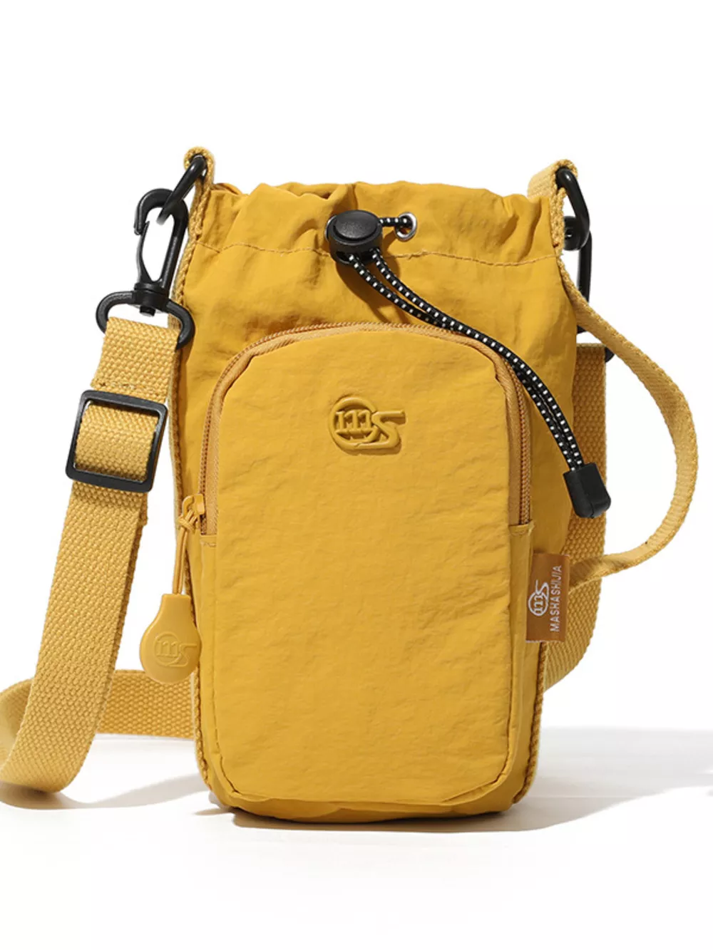 Drawstring Closure Lightweight Crossbody Bag, image 3