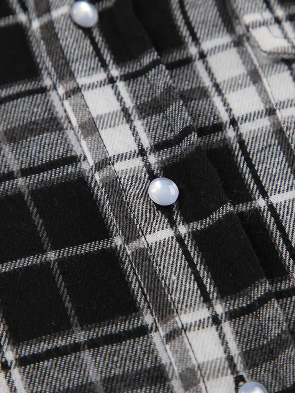 Oversized Plaid Button Up Shirt, image 7