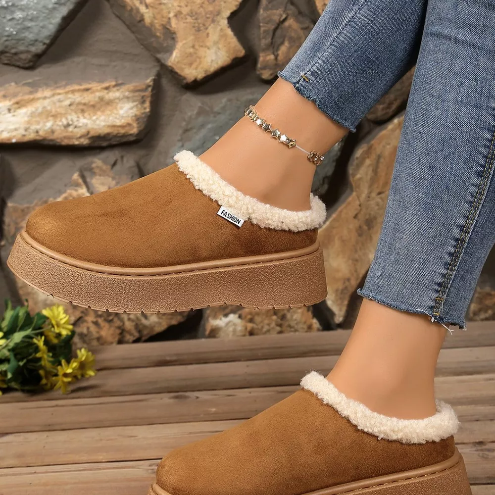 Plush Lined Platform Boots, image 8
