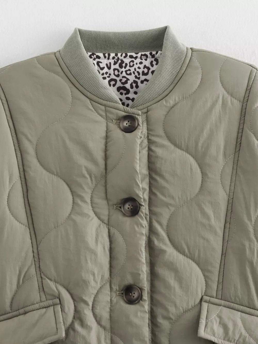 Quilted Button-Down Lightweight Jacket, image 4