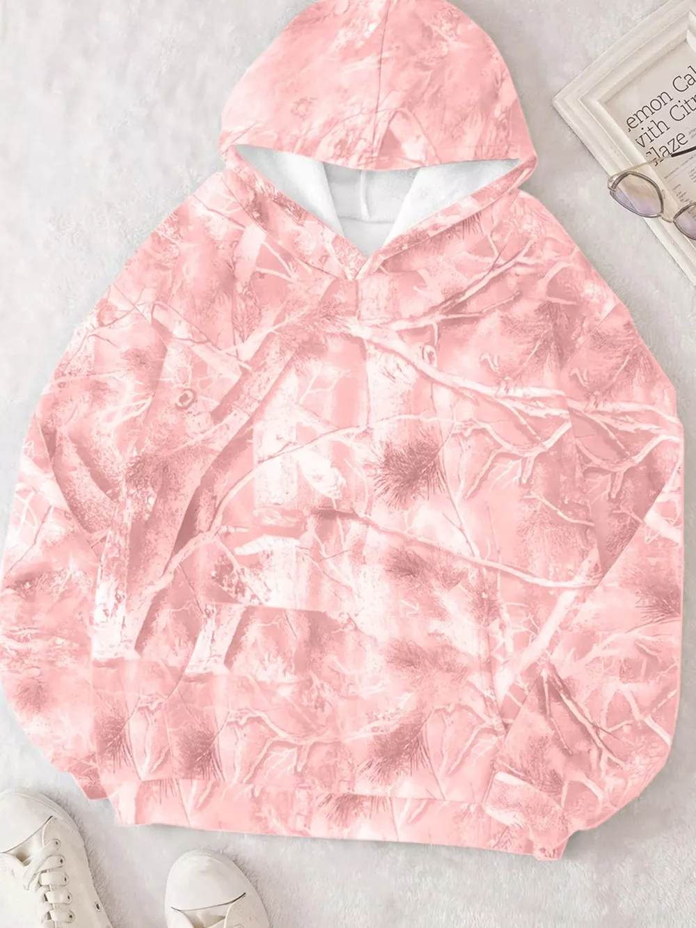 Kangaroo Pocket Long Sleeve Hoodie, image 2