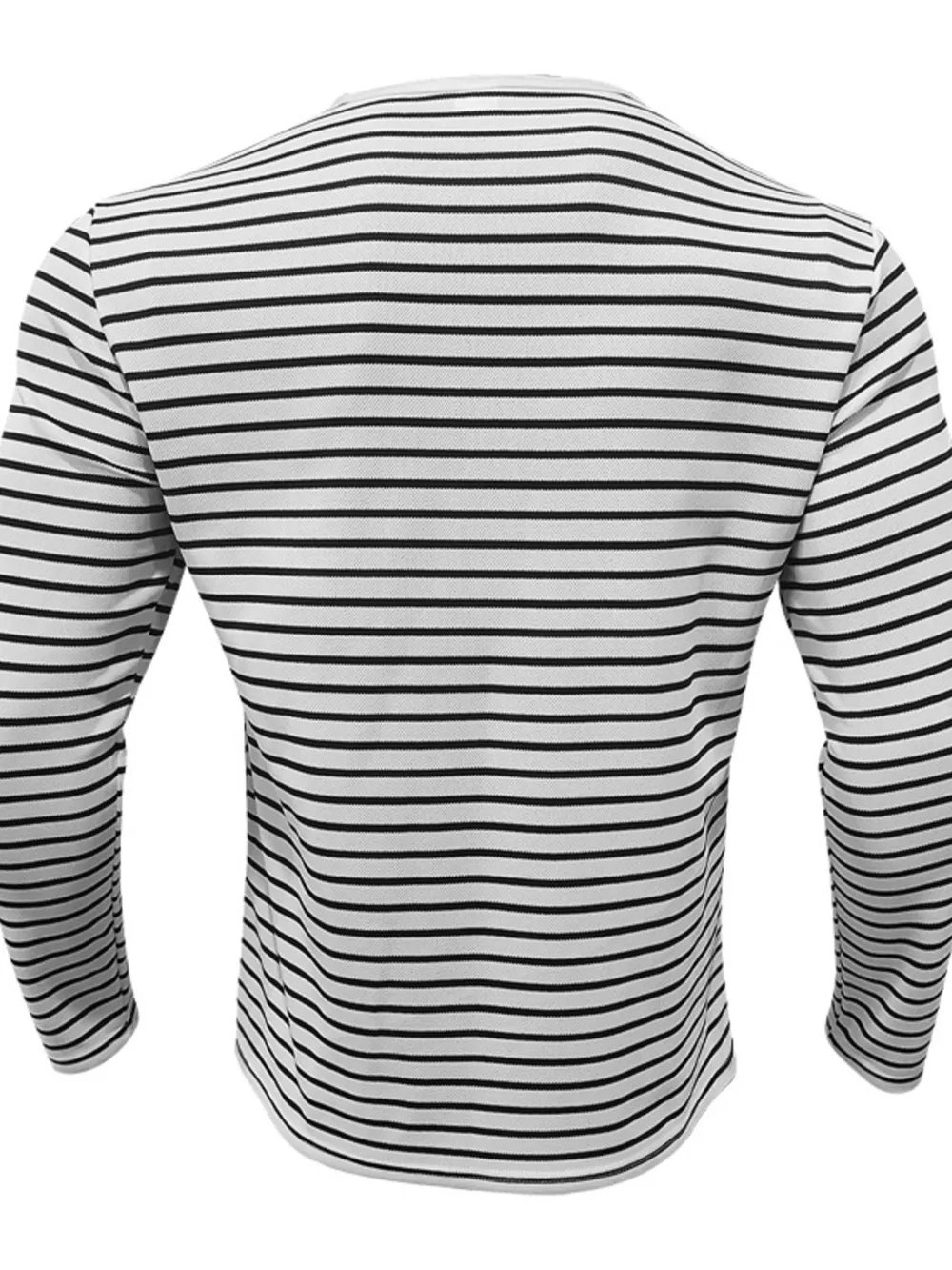 Men's Full Size Striped Long Sleeve T-Shirt Plus Size, image 7