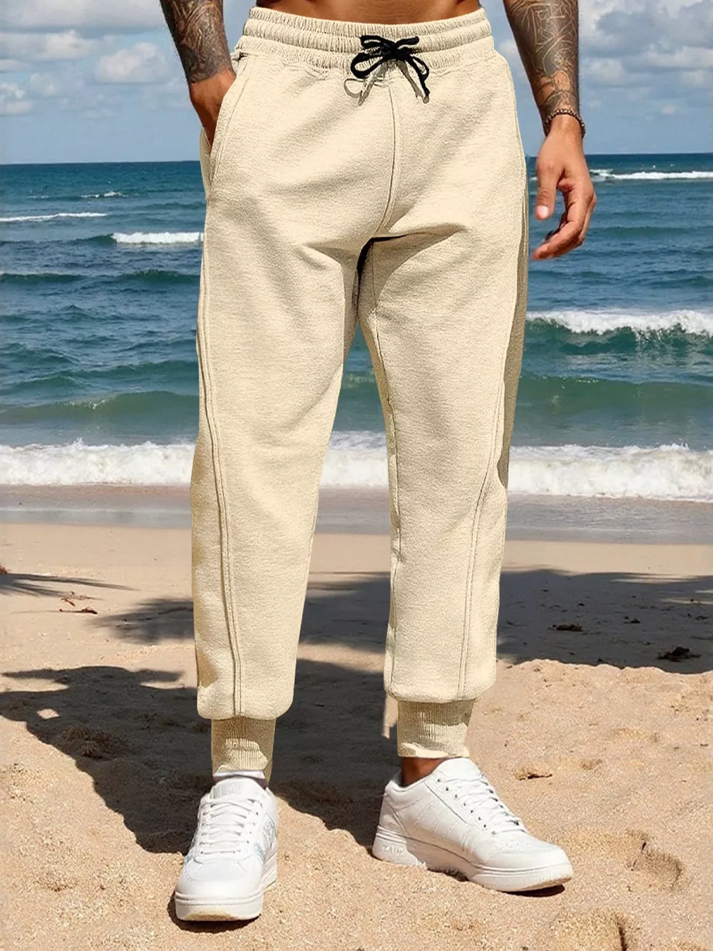 Men's Full Size Casual Drawstring Joggers Plus Size, image 8