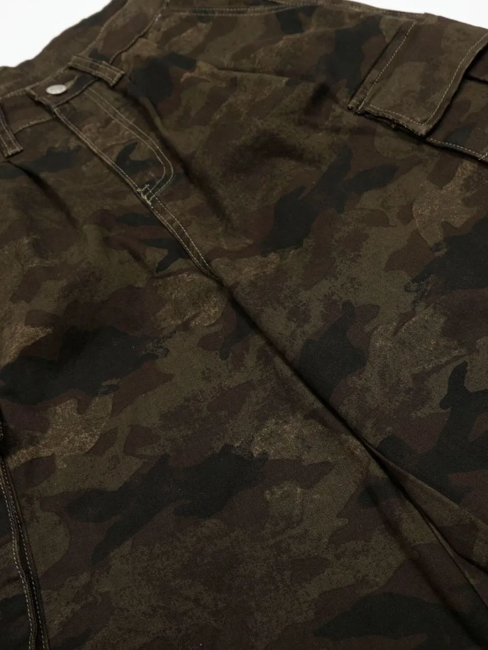 Men's Camouflage Cargo Wide Leg Shorts, image 13