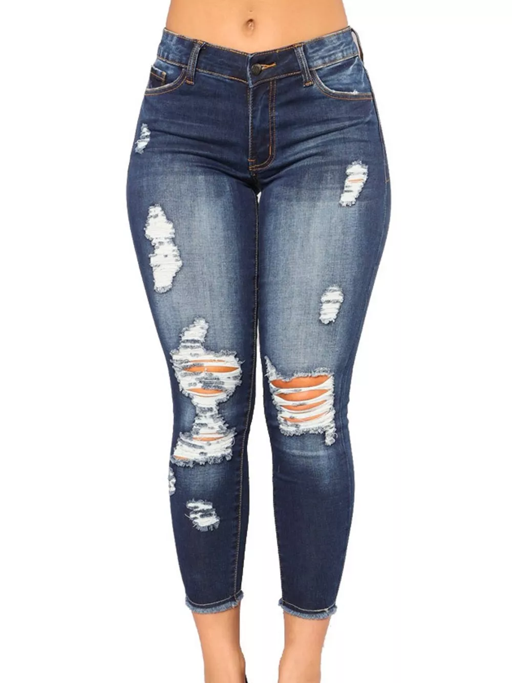 Distressed Skinny Jeans, image 3