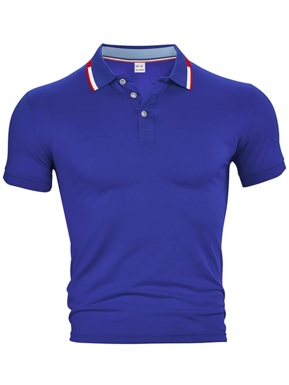 Men's Full Size Button Detail Short Sleeve Polo Plus Size, image 13