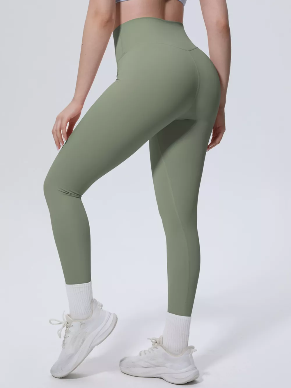 High-Waisted Seamless Active Leggings, image 5