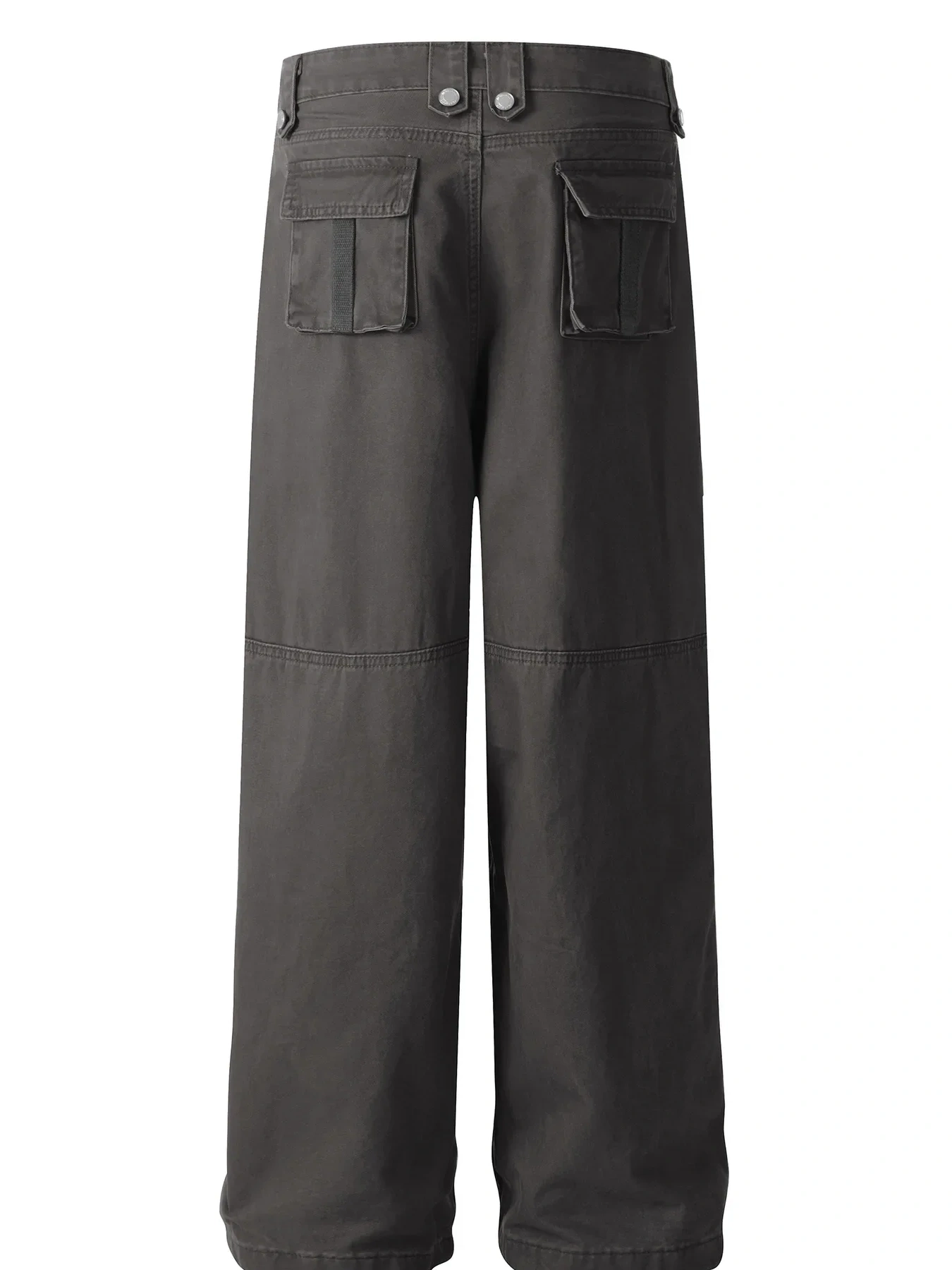 Men's Casual Cargo Wide Leg Pants with Multiple Pockets, image 3