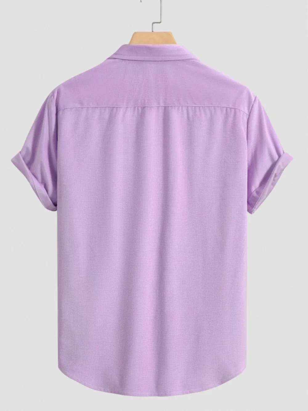 Men's Button Up Short Sleeve Shirt, image 10