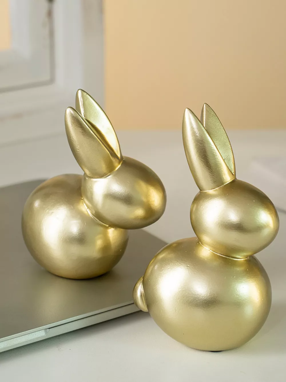 Golden Rabbit Decorative Ornament, image 6