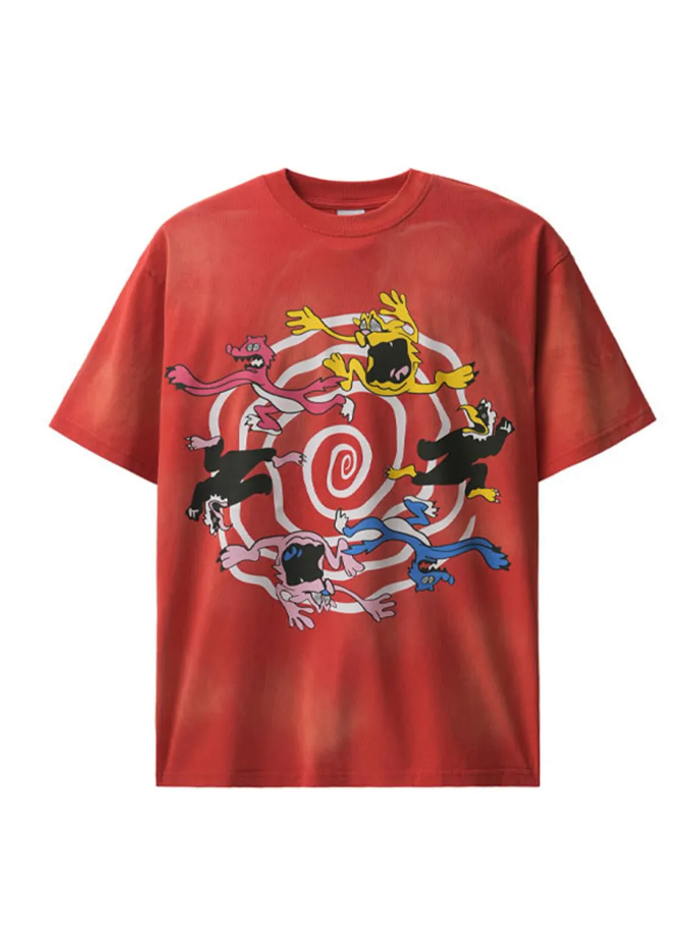 Men's Graphic Round Neck Half Sleeve T-Shirt, image 4