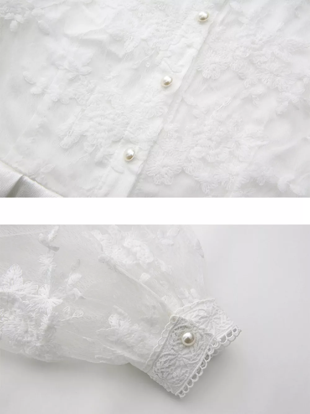 Lace Lantern Sleeve Belted Maxi Dress, image 12