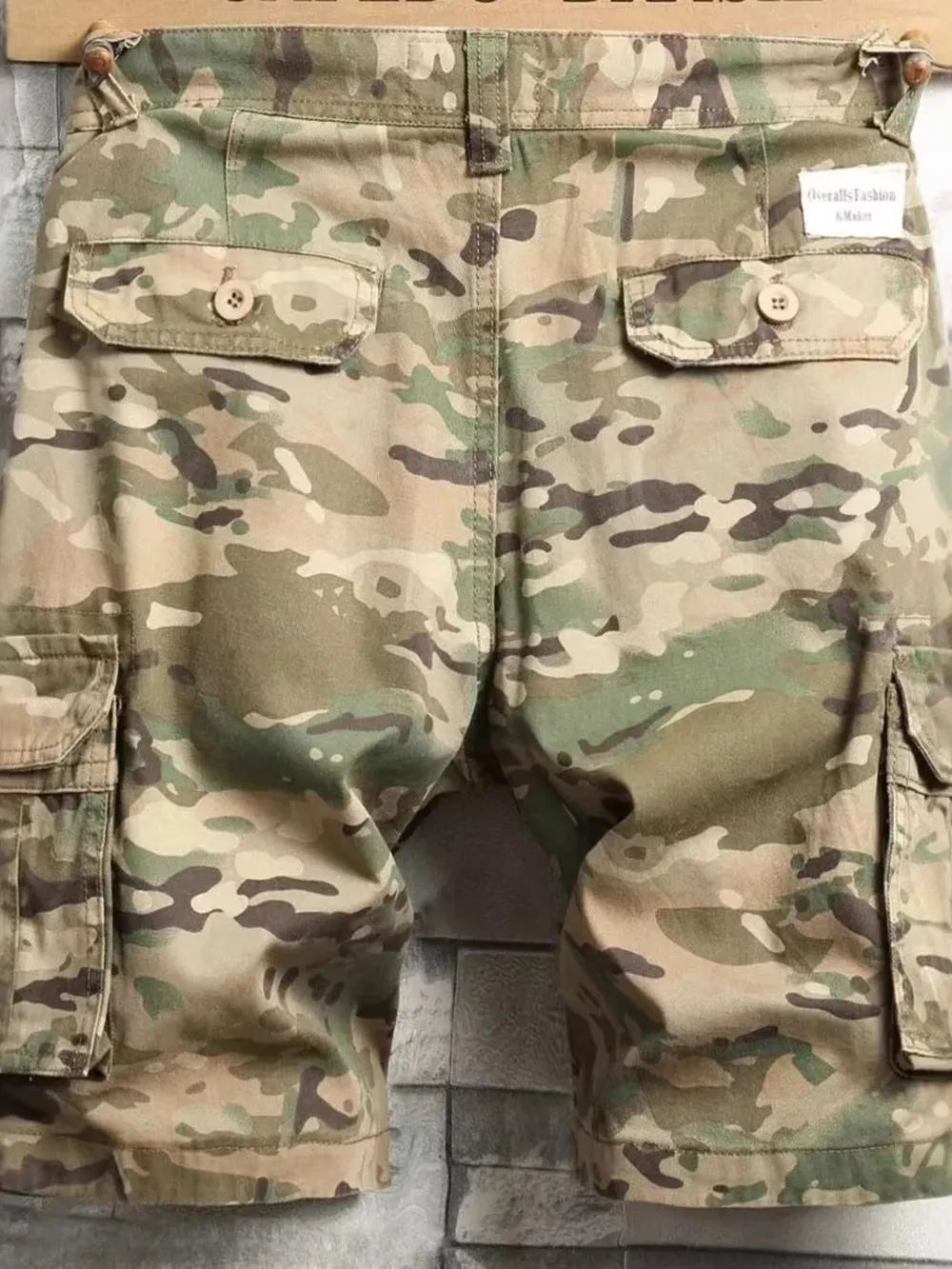 Men's Camouflage Cargo Shorts, image 3