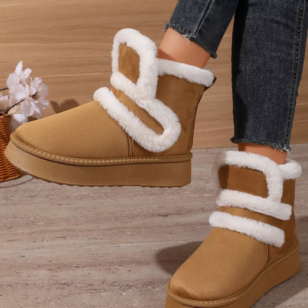 Round Toe Platform Boots, image 5