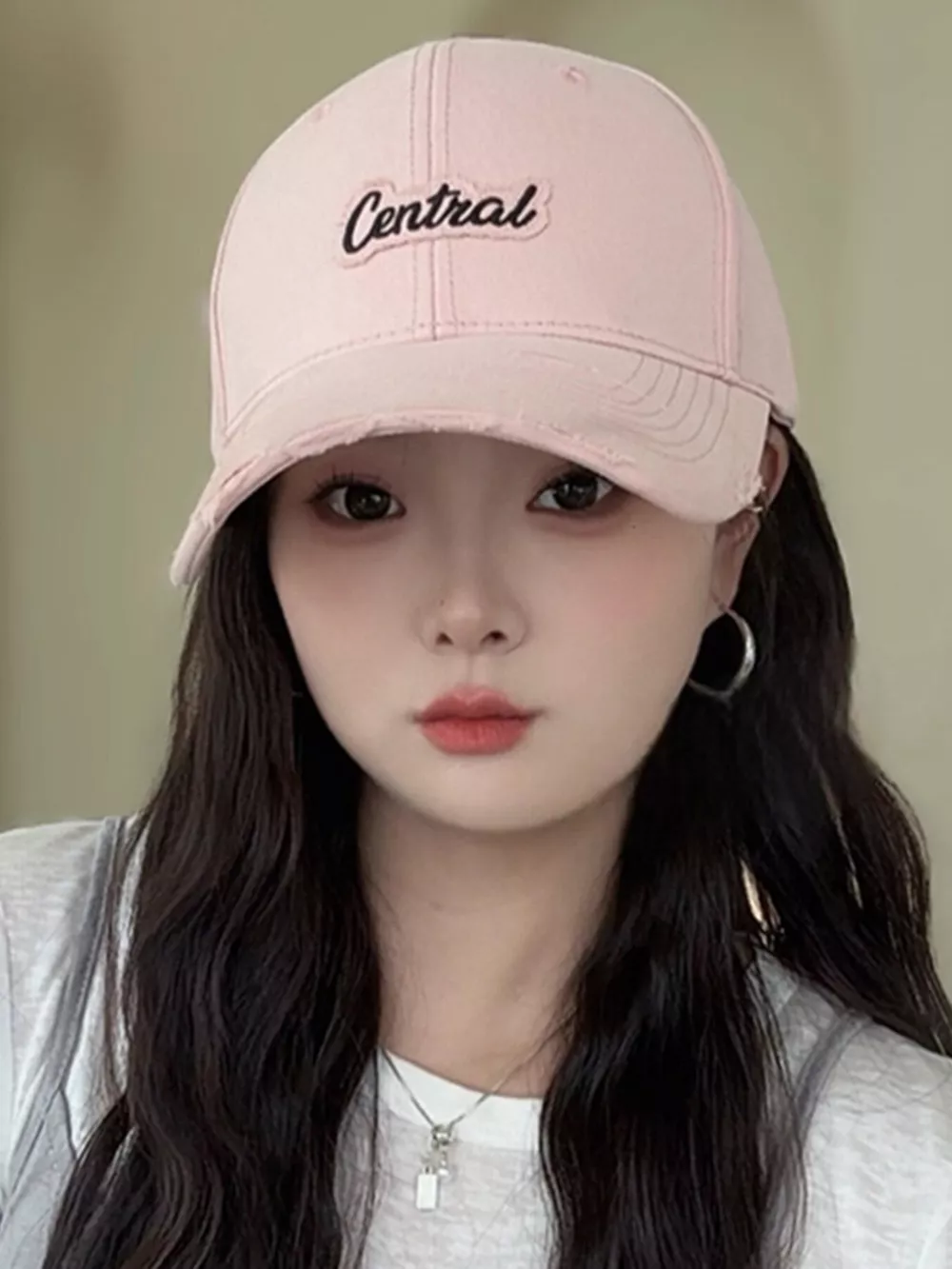 Distressed Embroidered Causal Baseball Cap, image 3