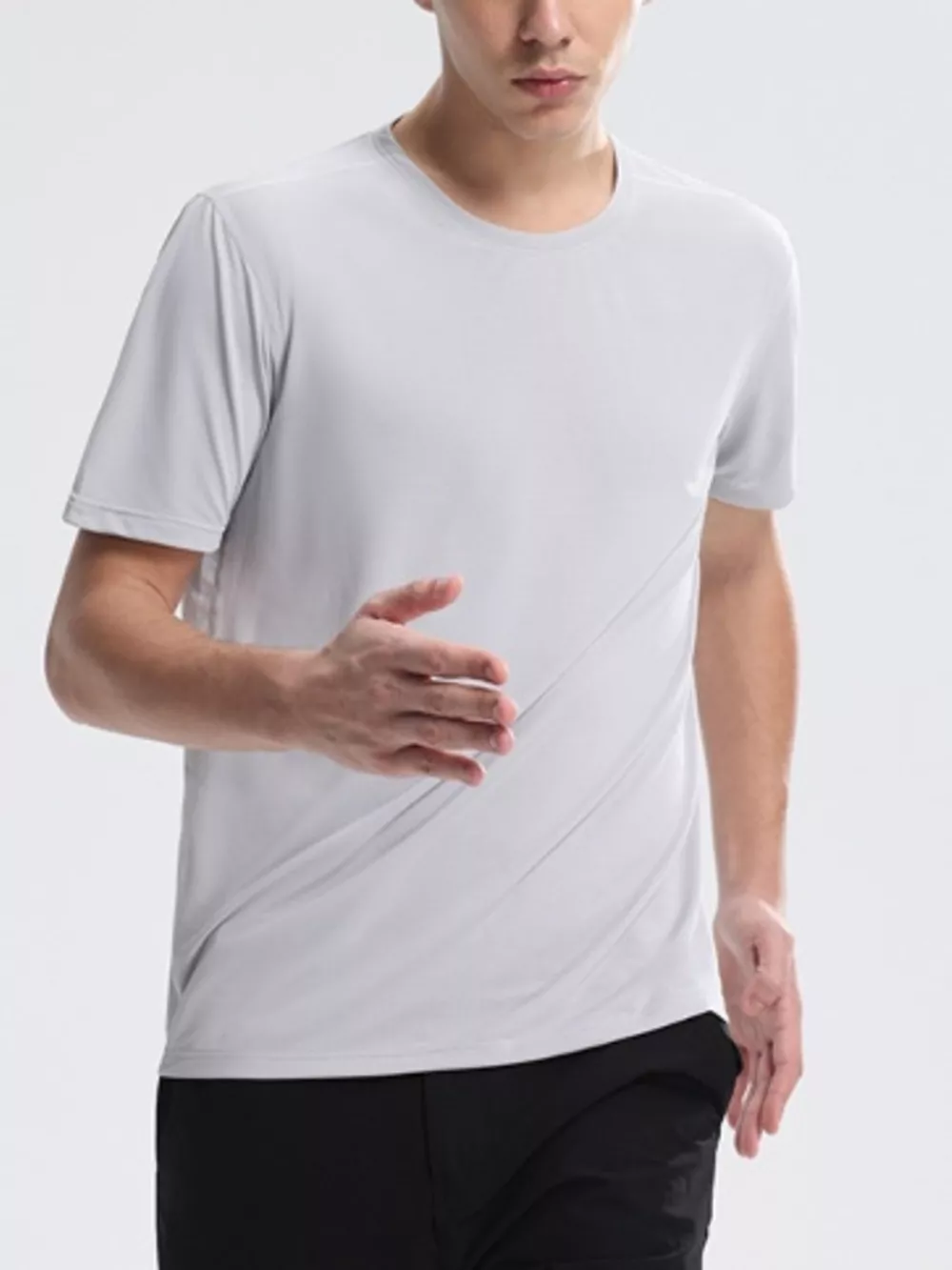 Men's Full Size Lightweight Breathable Short Sleeve T-Shirt Plus Size, image 3
