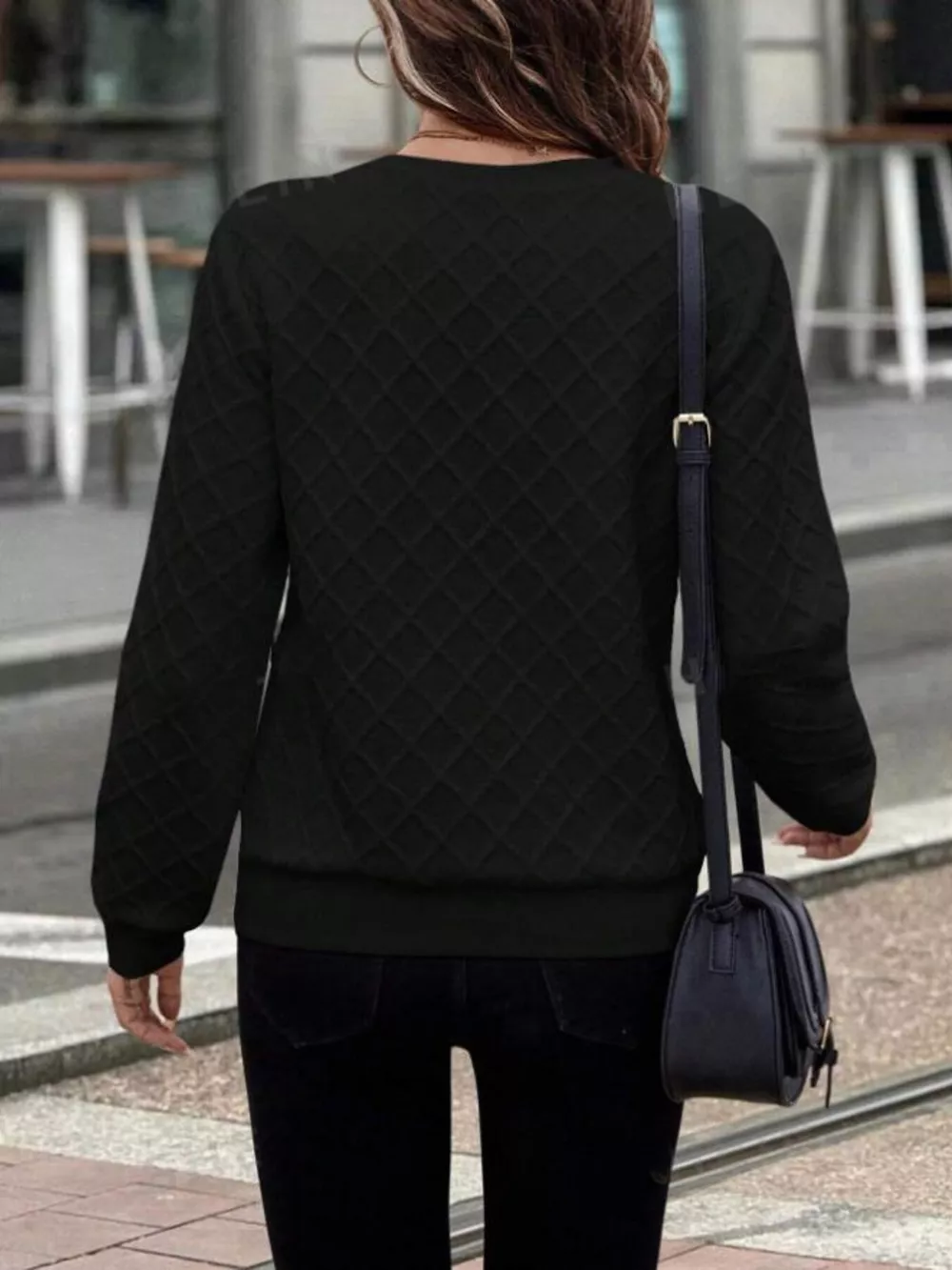 Textured Quarter-Zip Sweatshirt, image 9