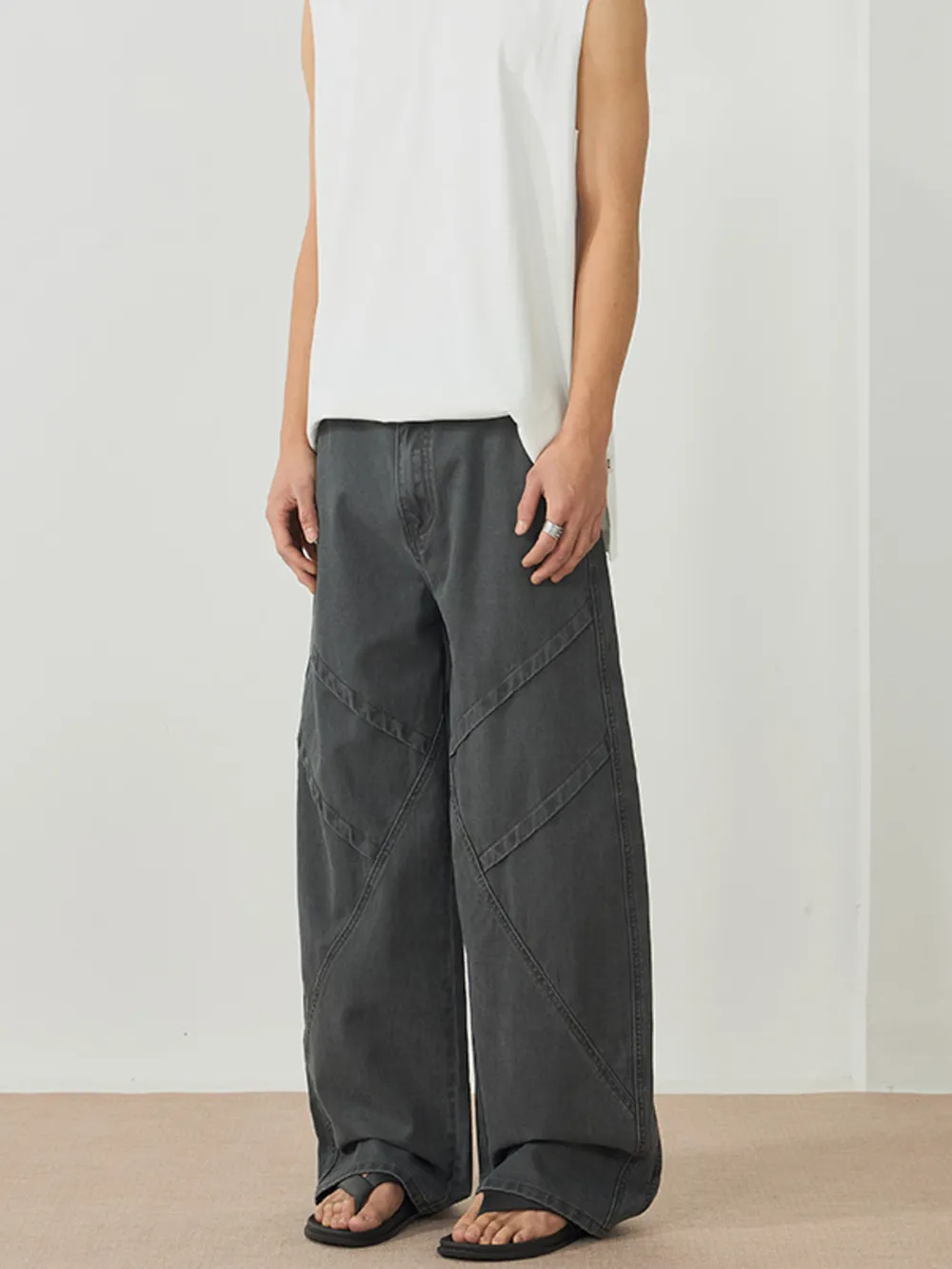 Men's Wide Leg Pants, image 3