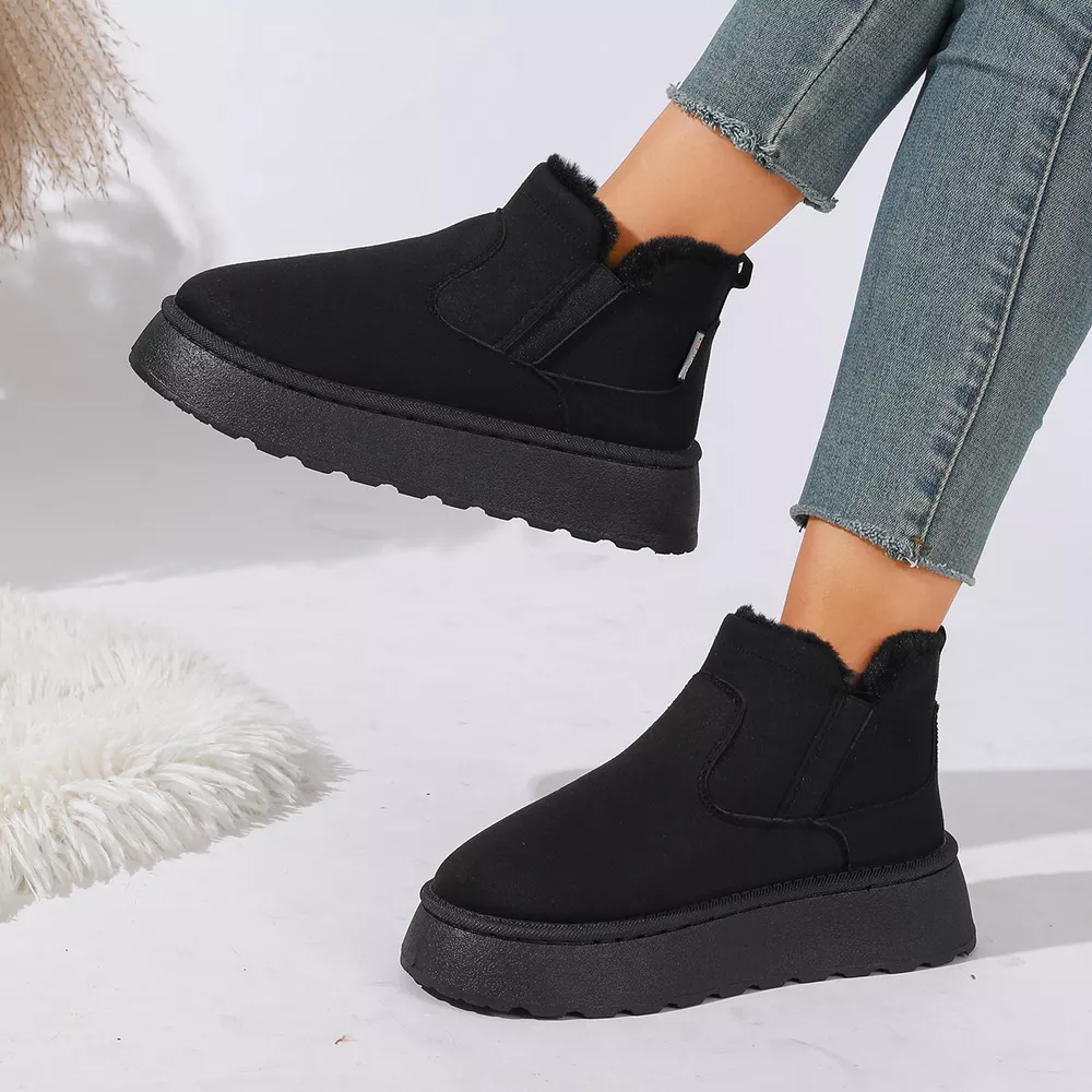 Round Toe Platform Boots, image 2