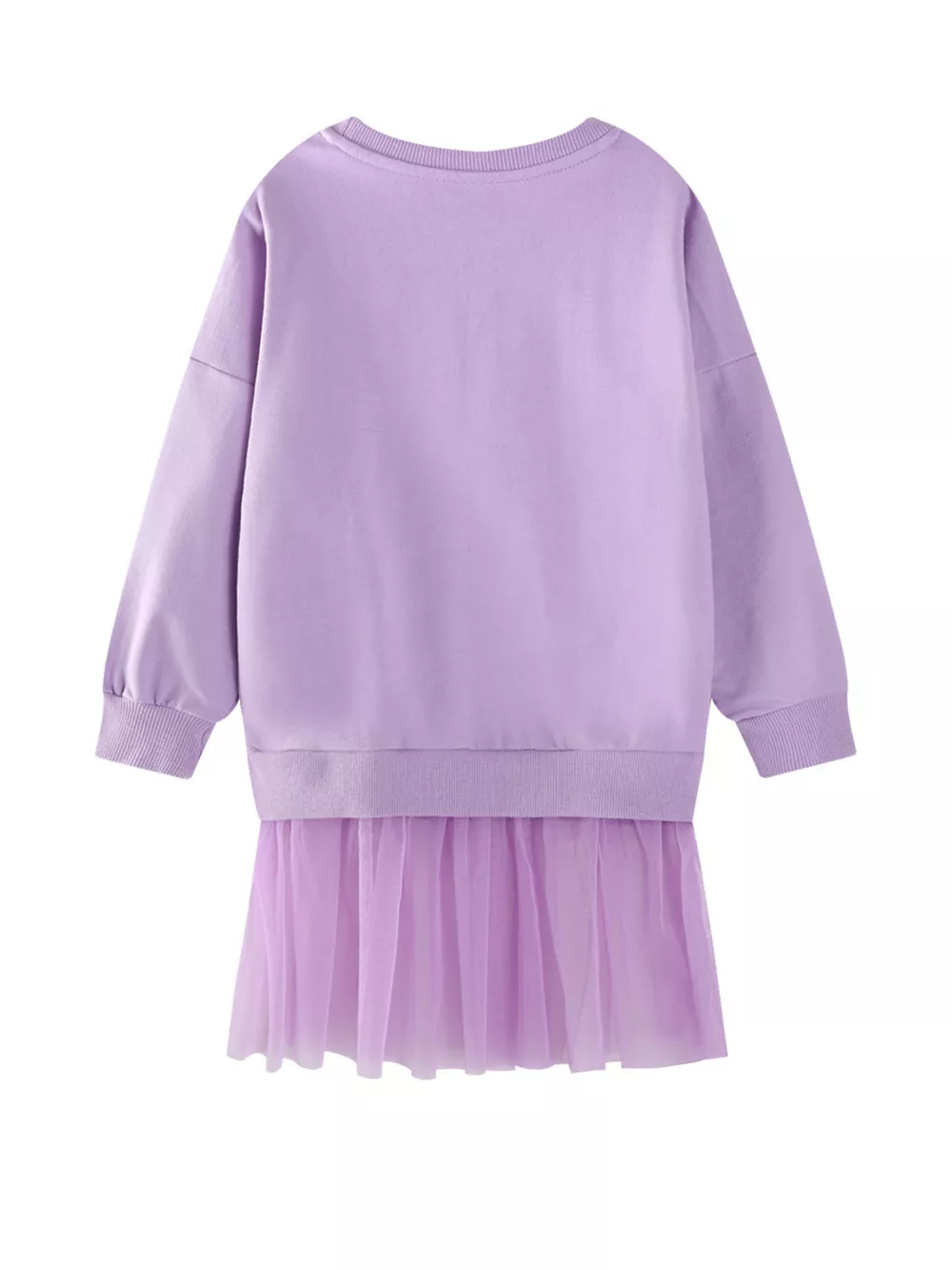 Children's Fairy Embroidered Tulle Sweatshirt Dress, image 3