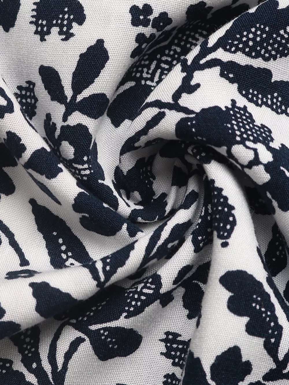 Printed Tie Neck Long Sleeve Blouse, image 10