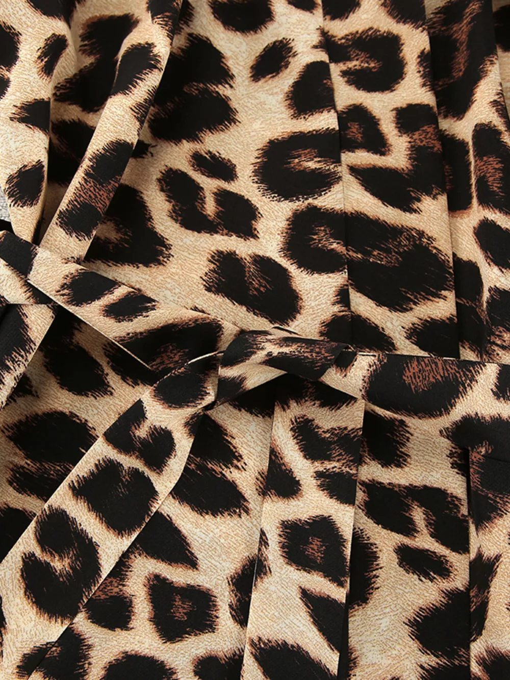 Leopard Cami & Cardigan and Shorts Three-Piece Lounge Set, image 16
