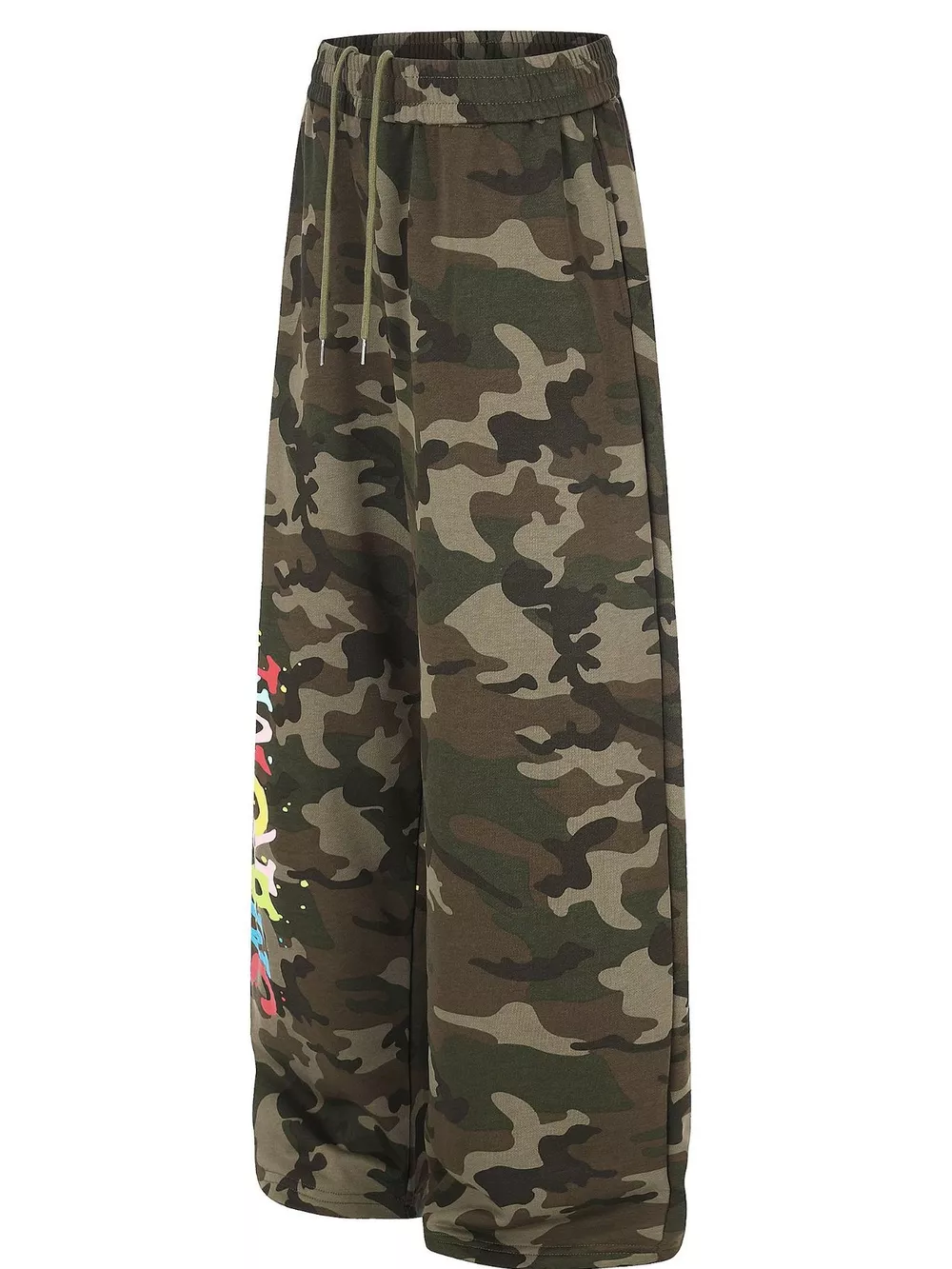 Men's Camouflage Wide-Leg Pants, image 2