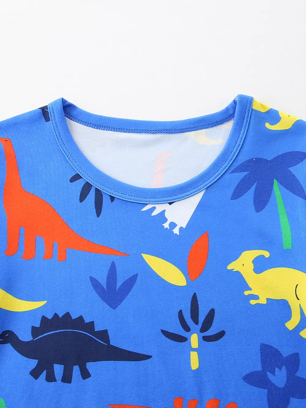 Children's Dino-Print Short Sleeve Tee and Shorts Set, image 3