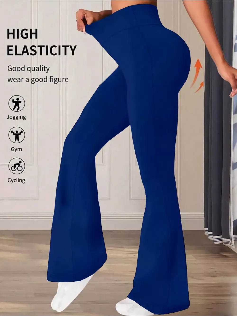 High Waist Flare Pants, image 6