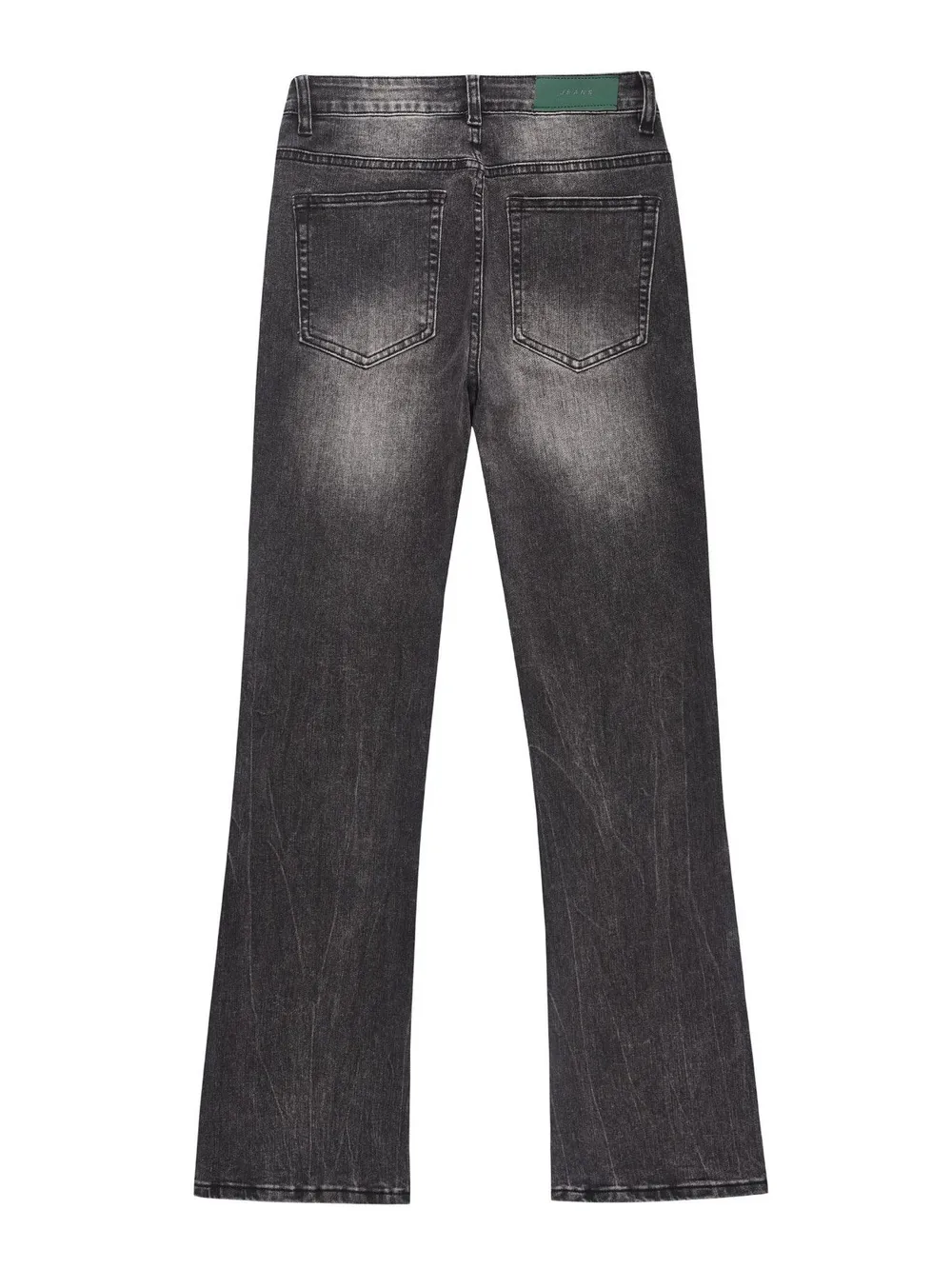 Men's Washed Straight-Leg Jeans, image 2
