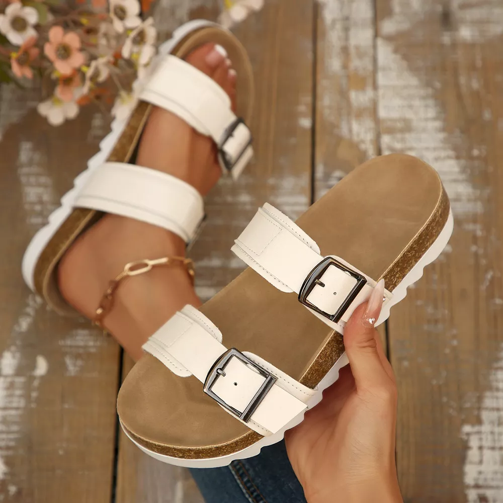 Open Toe Flats Sandals, image 9