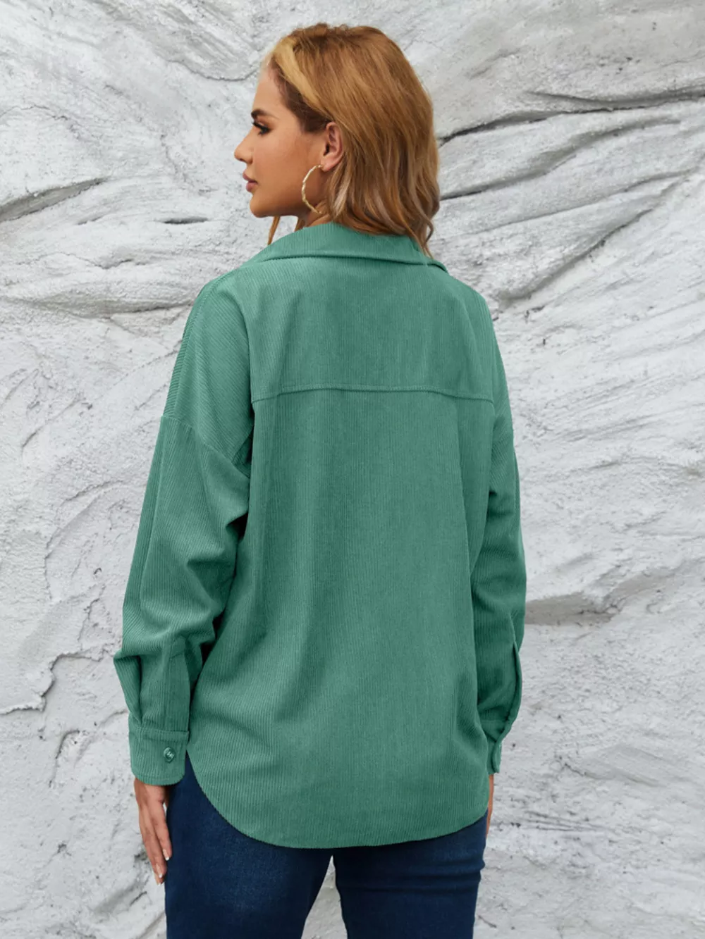 Corduroy Button-Up Shirt, image 17