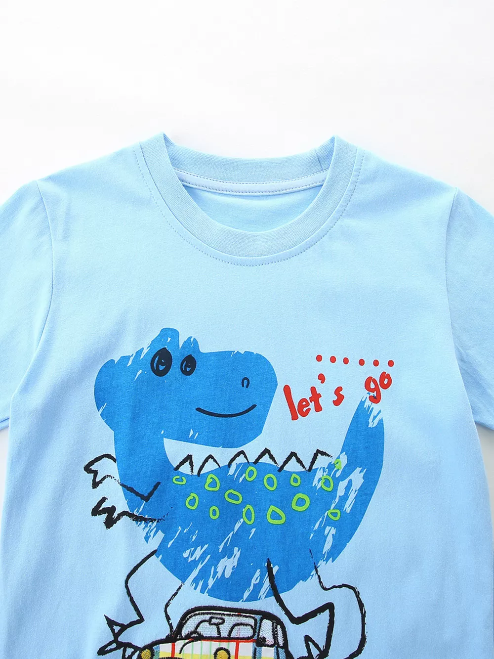 Children's Dinosaur Short Sleeve Tee and Shorts Set, image 3